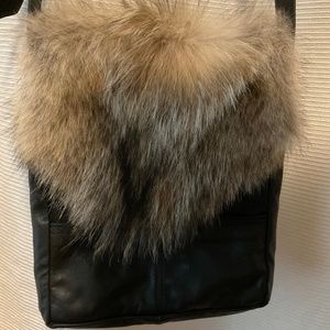 Bilodeau Canada Natural Coyote Crossbody Bag